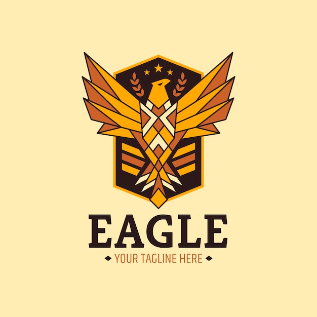 Eagle logo ontwerpsjabloon