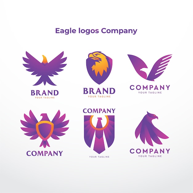 Vector eagle logo's bedrijf