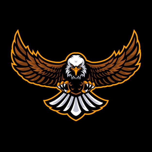 Vector eagle logo for a sport team