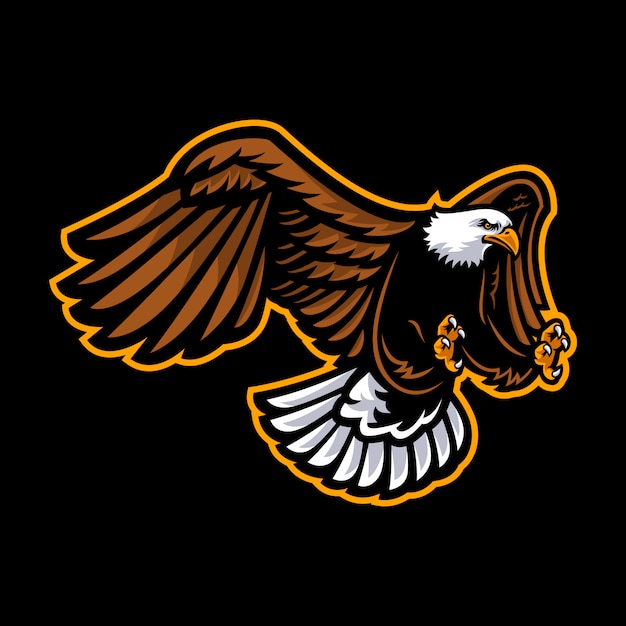 Eagle logo for a sport team