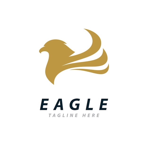 Eagle Logo Vector Creatief adelaar pictogram Sjabloonillustratie