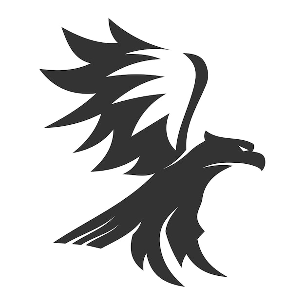 Vector eagle logo vector dierlijk ontwerp pictogram illustratie merkidentiteit