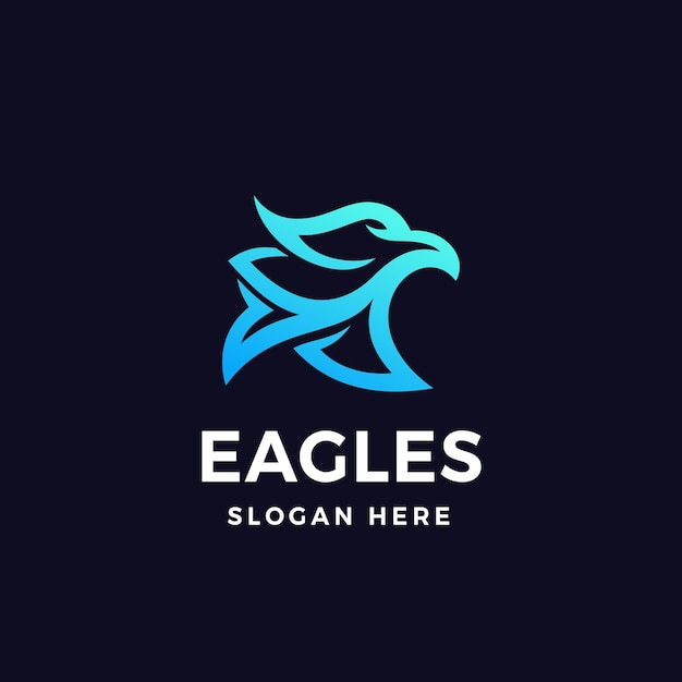 Eagle Logo Vector Icon Illustration