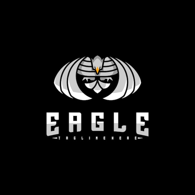 Eagle logo vector illustratie ontwerp creatief ontwerp sjabloon