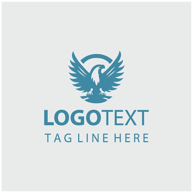 eagle logo vector illustrations