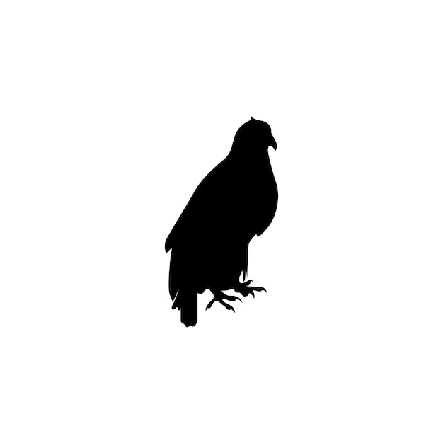 Eagle logo vector silhouette illustration