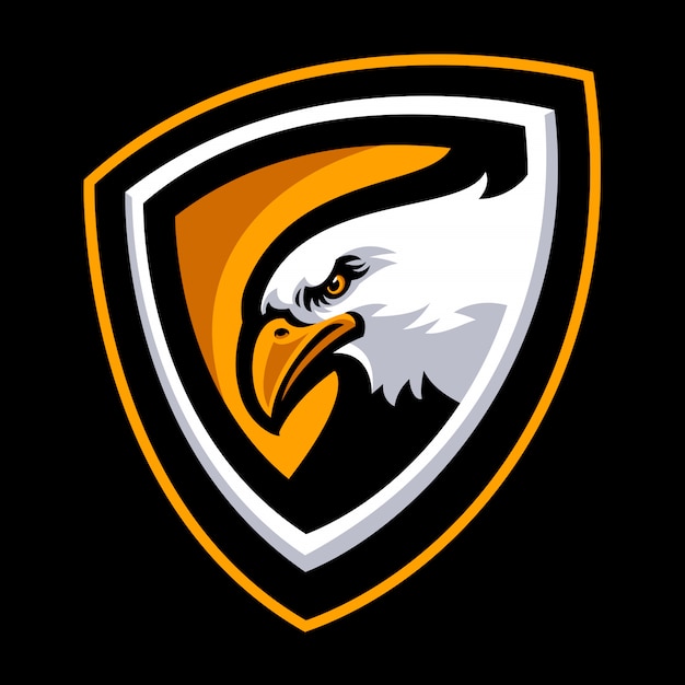 Vector eagle-logo voor een sportteam