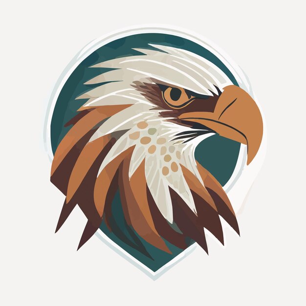 Eagle logo on a white background