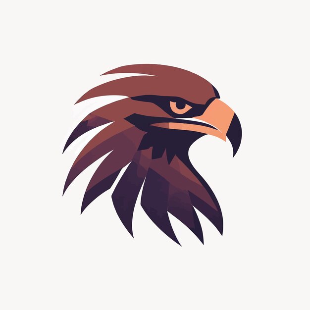 Eagle logo on a white background