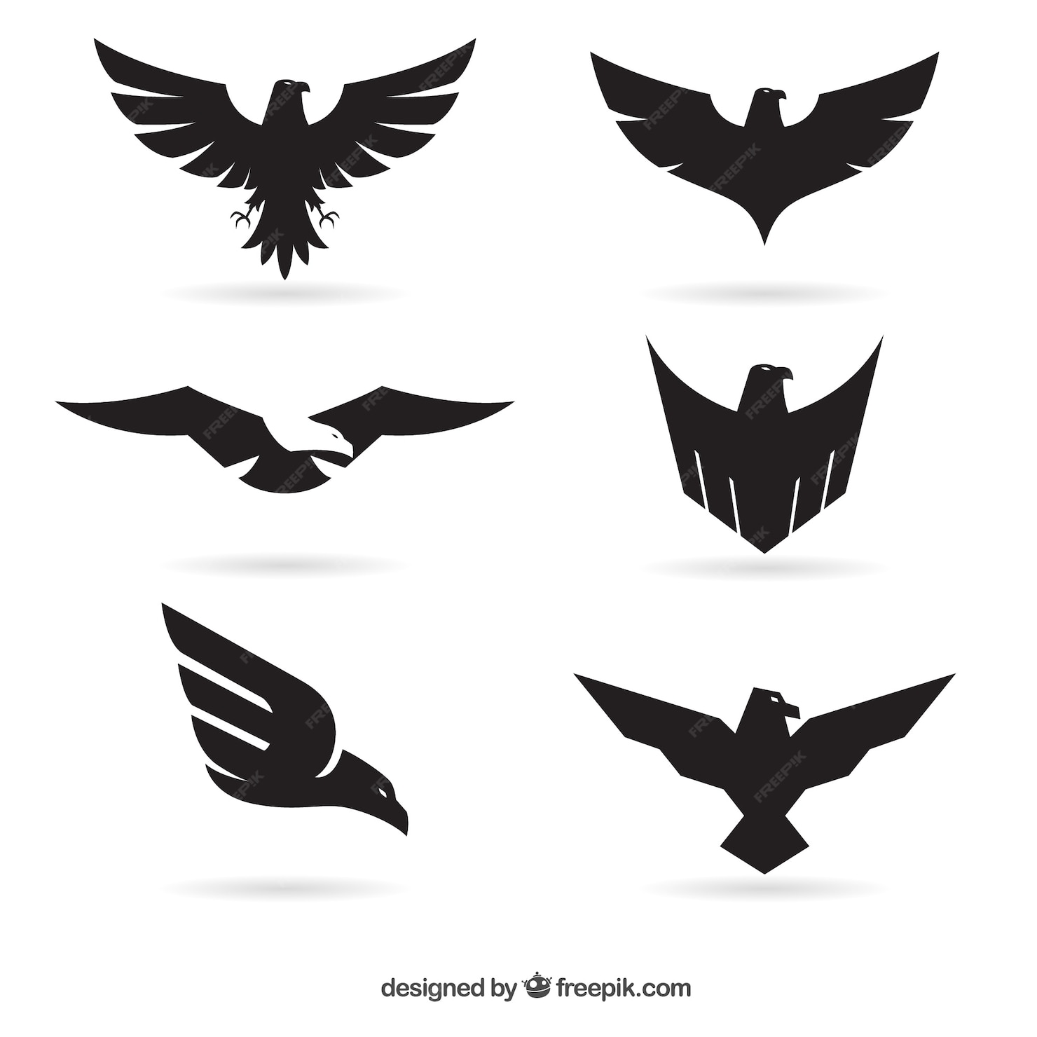 Premium Vector | Eagle logos