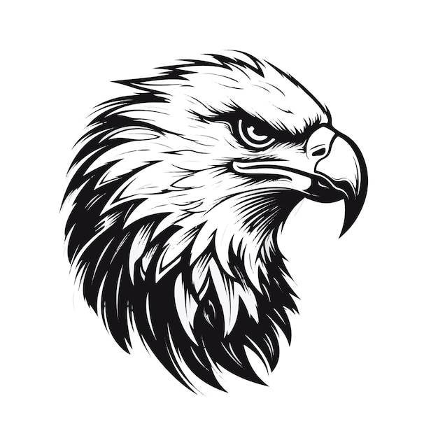 Vector eagle majesty striking vector illustration of the bald eagle