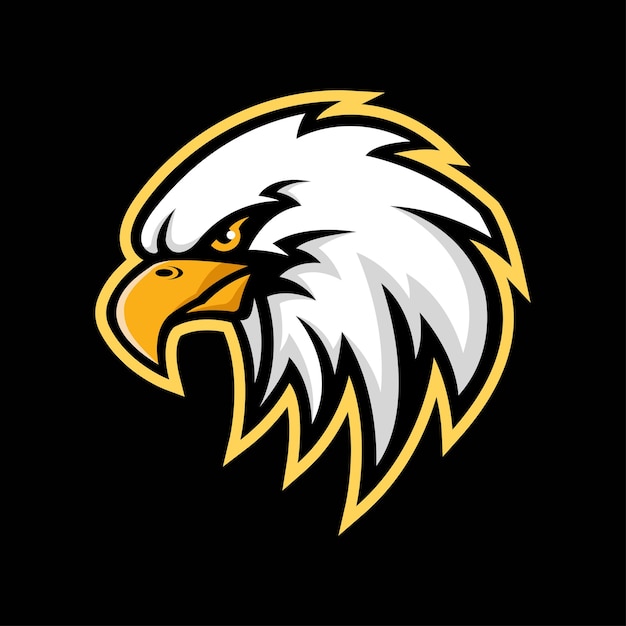 Eagle mascot logo vector