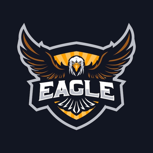 Vector eagle mascot logo