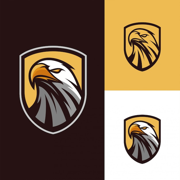 Vector eagle mascot logo