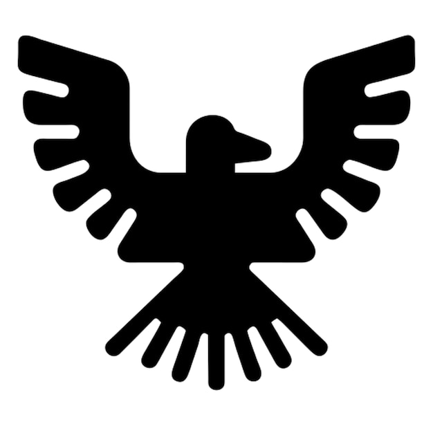 Vector eagle pictogram