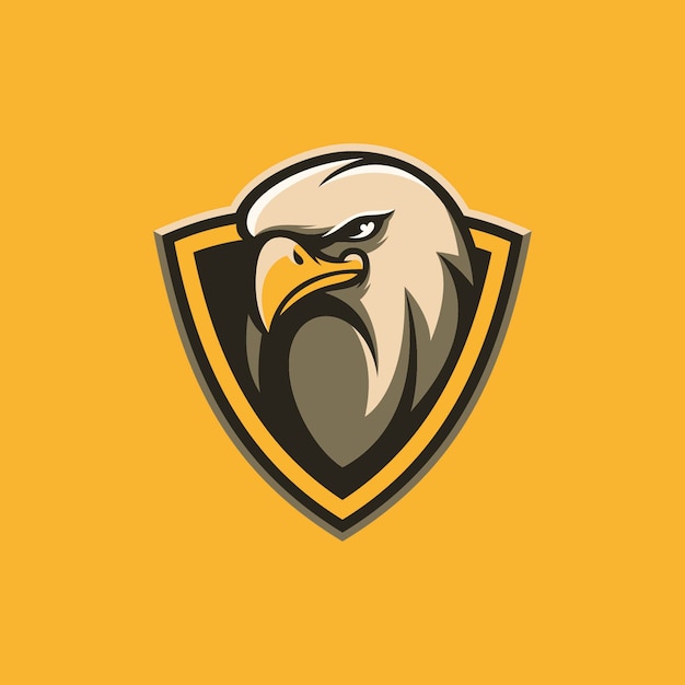 Eagle Shield Design Illustration 