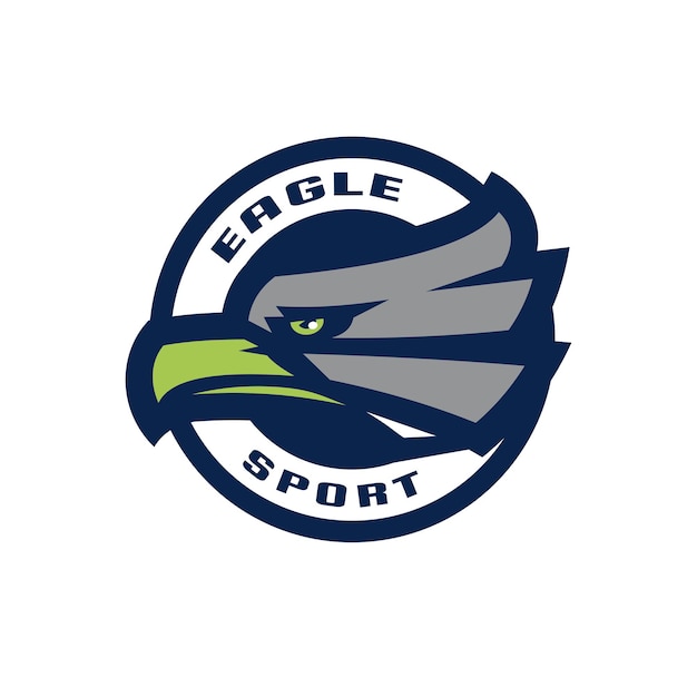 Eagle sport young athlethic badge logo