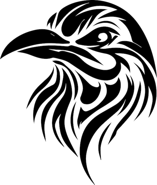 Vector eagle tattoo design vector art
