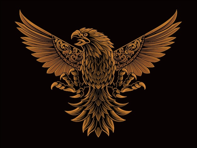 eagle vector design for logo color editable