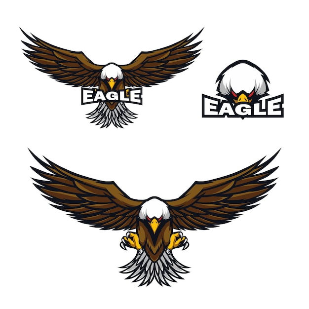 Vector eagle vector illustration for logo