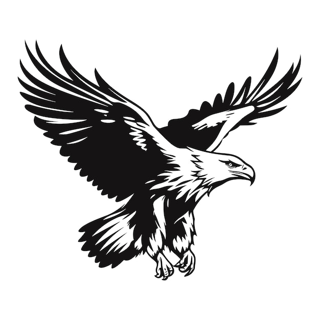 Vector eagle vector illustration