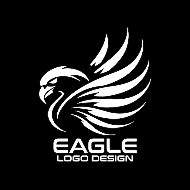 Progettazione del logo eagle vector