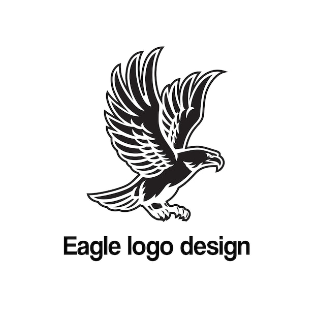 Eagle vector logo ontwerp