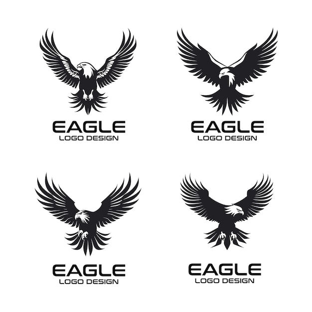 Eagle vector logo ontwerp