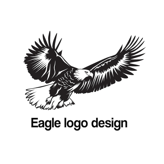 Eagle vector logo ontwerp