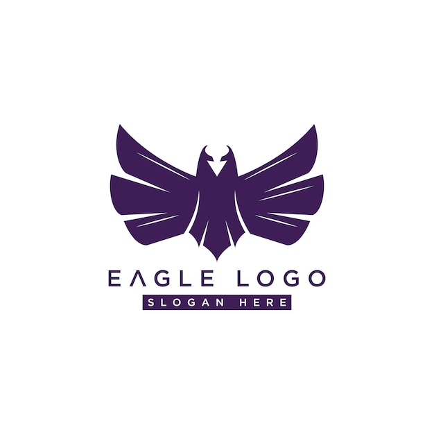 Eagle wing logo design vector