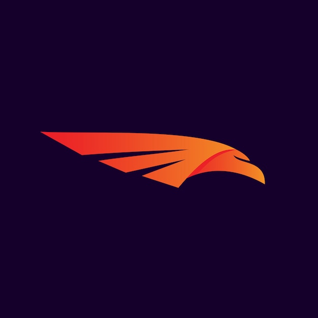 Vector eagle wing logo vector