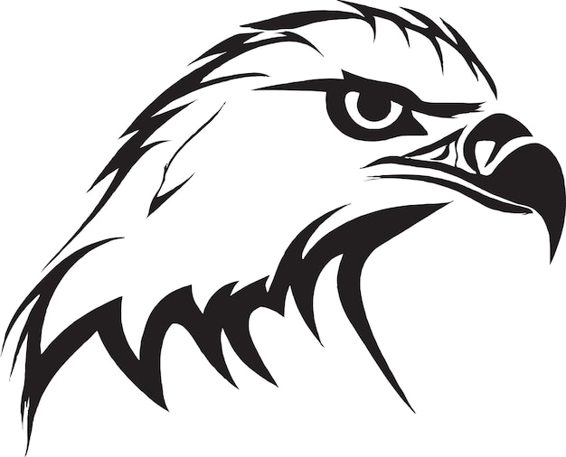 Eagle with Star Vector Logo Design for Excellence or AchievementThemed Brands