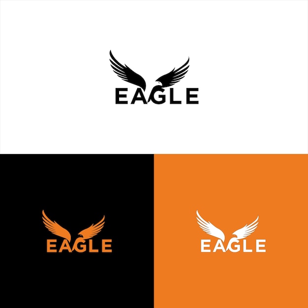 Вдохновение для дизайна логотипа Eagle Wordmark