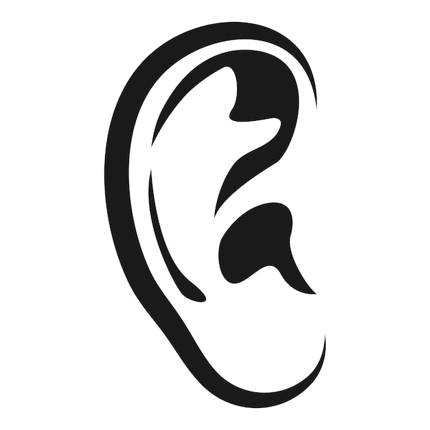 Ear vector icon