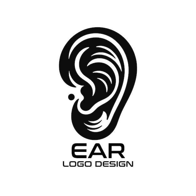 Vector ear vector logo design