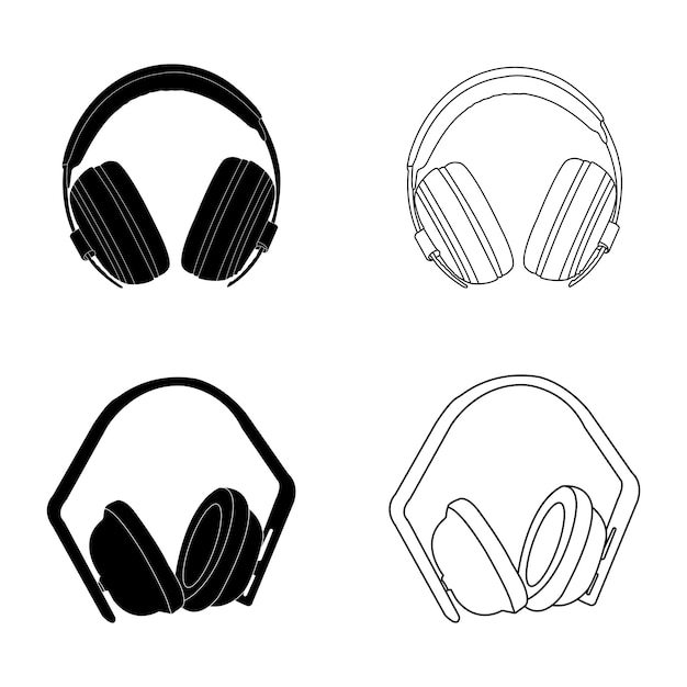 Vector earmuffs icon