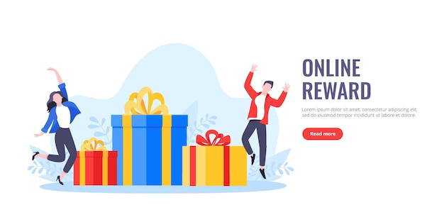 Earn loyalty program points, get online reward and gifts