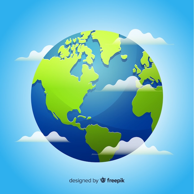 Premium Vector | Earth background