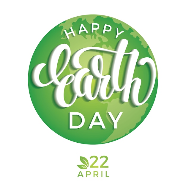 Earth Day dagconcept met planeet Aarde.