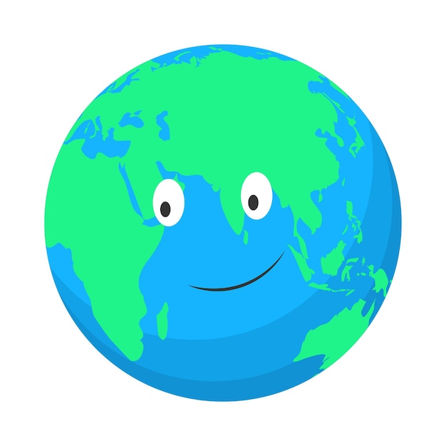 Vector earth day earth planet