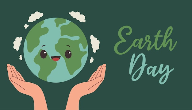 Earth Day Eco friendly concept World environment day background Save the earth Happy Earth Day