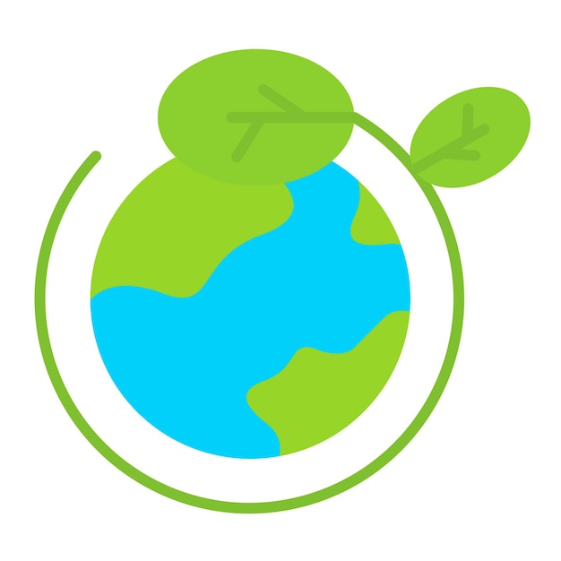 Earth Day Flat Illustration