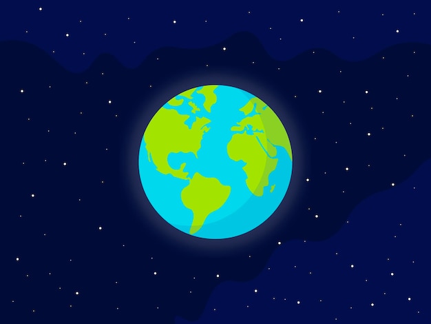 Vector earth day illustration