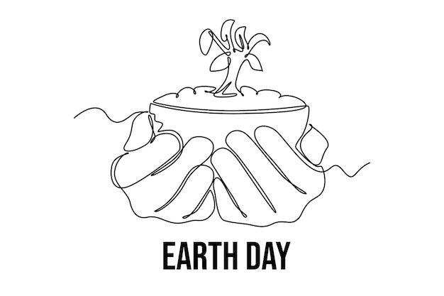 Earth Day International Mother Earth Day Environmental problems and environmental protection Vector illustration Caring for Nature Set of vector illustrations