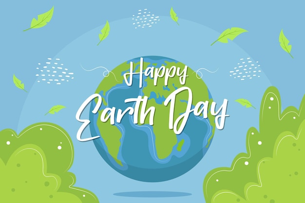 Earth day, planet earth. Background. Vector illustration