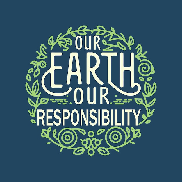 Earth day shirts design template World earth day slogan Earth day typography design