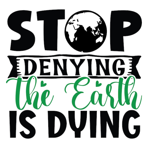 earth day svg design template