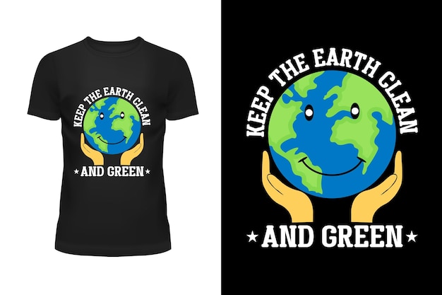 Premium Vector | Earth day tshirt design