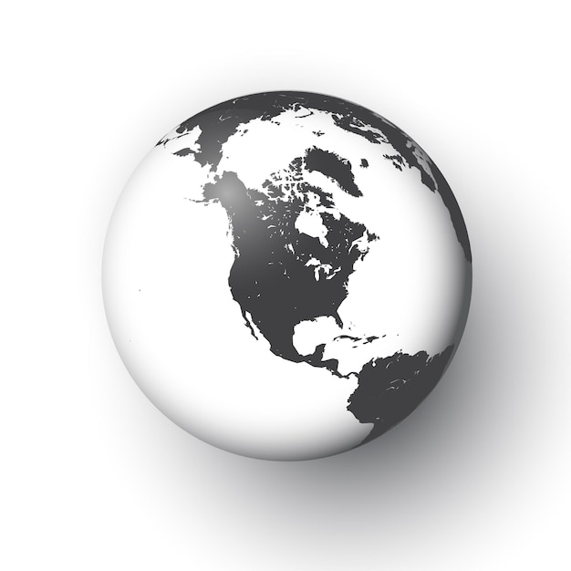 Vector earth globe design vector design