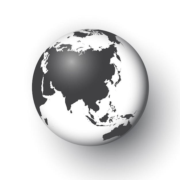 Vector earth globe design vector design